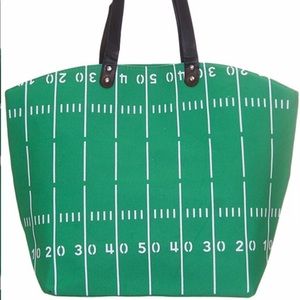 Green football bag